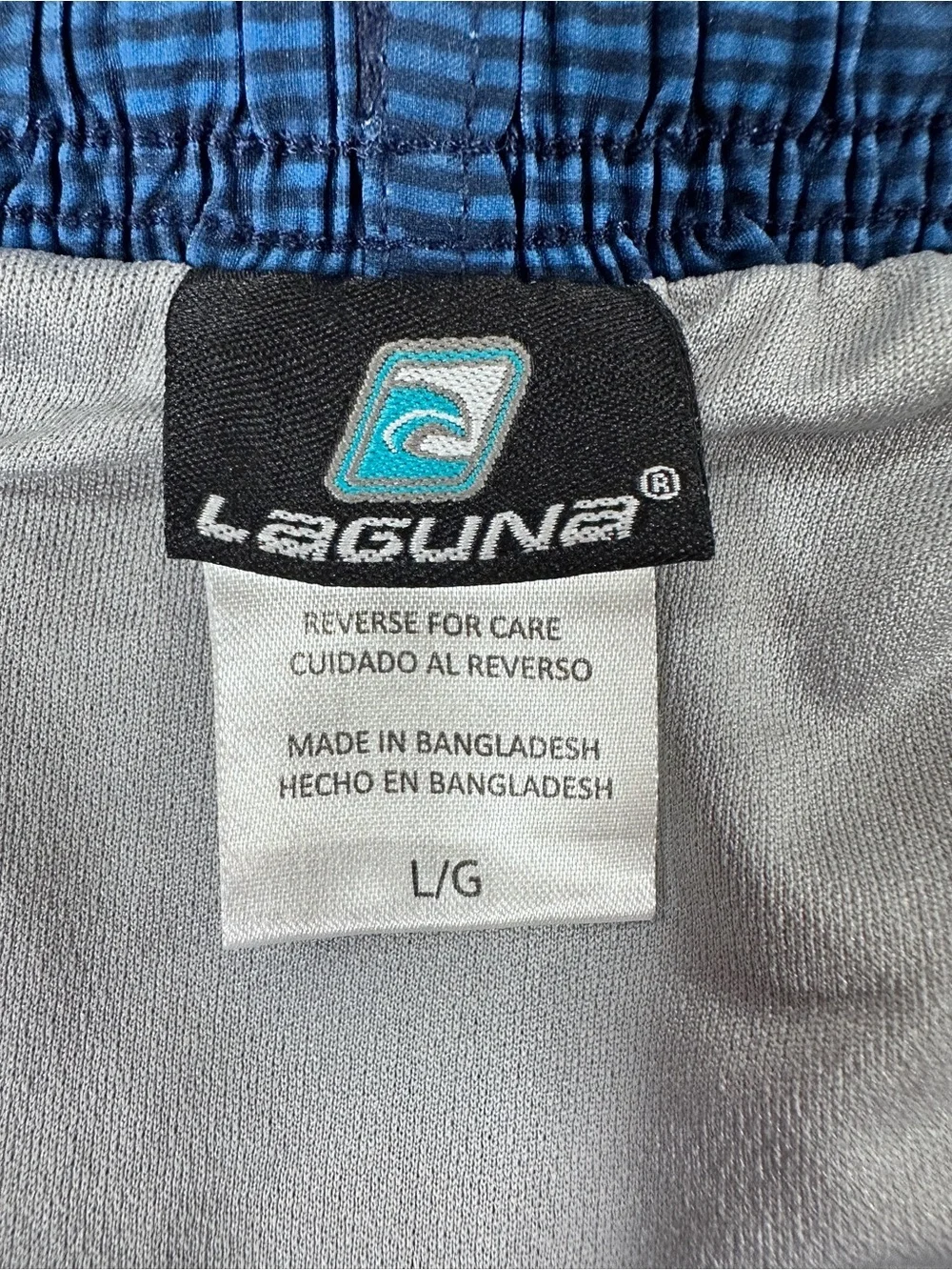Laguna USA Patriotic Red and Blue Men's Swim Board Shorts Large